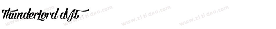 ThunderLord-dVjE字体转换