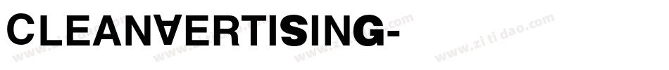 Cleanvertising字体转换