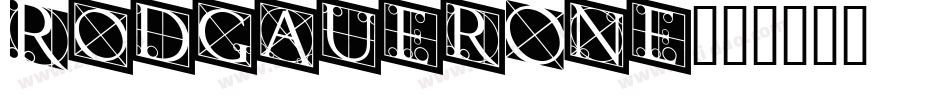 RodgauerOne字体转换