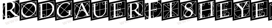 RodgauerFisheyes字体转换