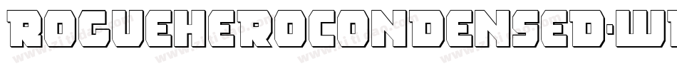RogueHeroCondensed-w117Z字体转换