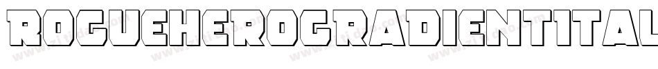 RogueHeroGradientItalic-K77rW字体转换 RogueHeroGradientItalic-K77rW字体转换