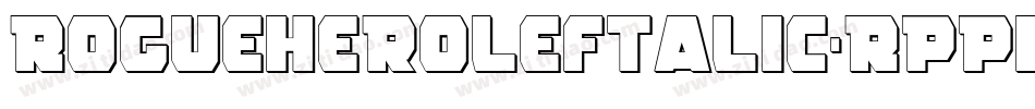 RogueHeroLeftalic-Rppm3字体转换