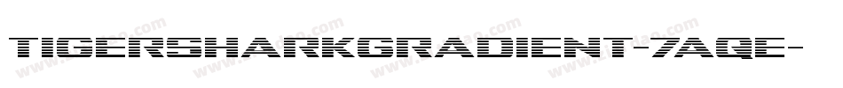 TigersharkGradient-7aqE字体转换