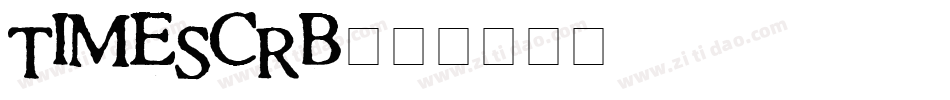 TIMESCRB字体转换