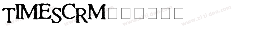 TIMESCRM字体转换