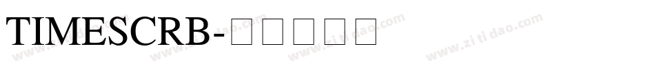 TIMESCRB字体转换