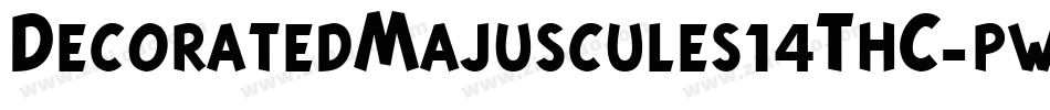 DecoratedMajuscules14ThC-pwzy字体转换