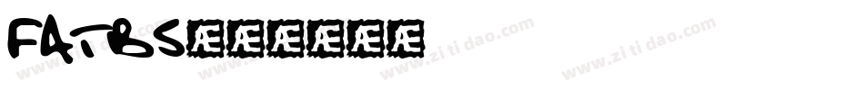 FATBS字体转换