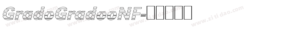 GradoGradooNF字体转换
