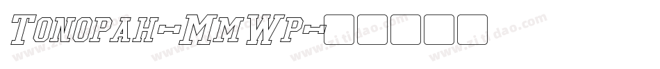 Tonopah-MmWp字体转换