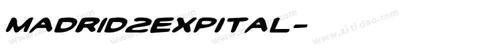 Madrid2ExpItal字体转换