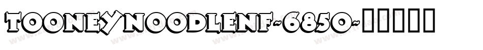 TooneyNoodleNf-685o字体转换