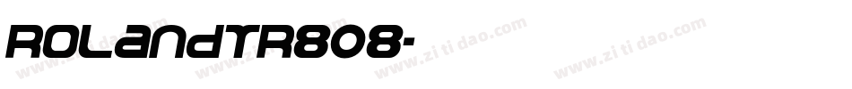 RolandTR808字体转换