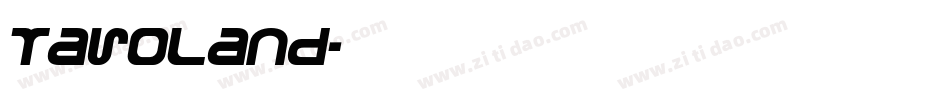 Taroland字体转换