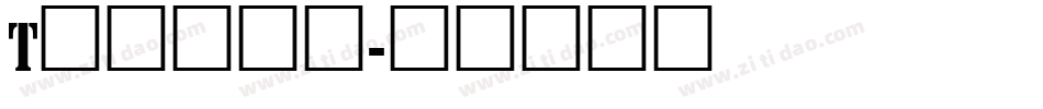 Topeka字体转换