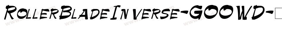 RollerBladeInverse-GOOWD字体转换