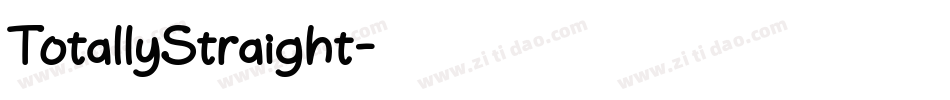 TotallyStraight字体转换