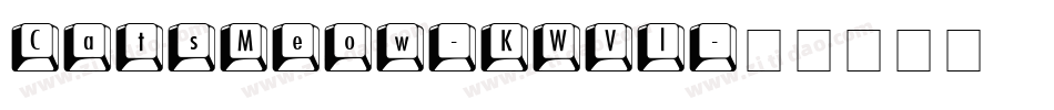 CatsMeow-KWVl字体转换