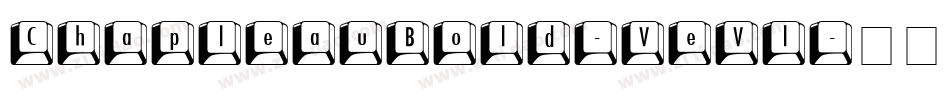 ChapleauBold-VeVl字体转换