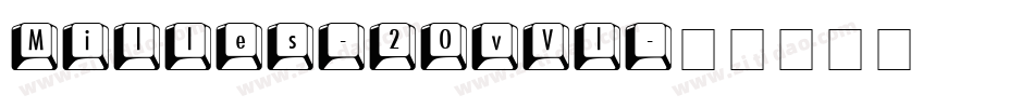Milles-2OvVl字体转换