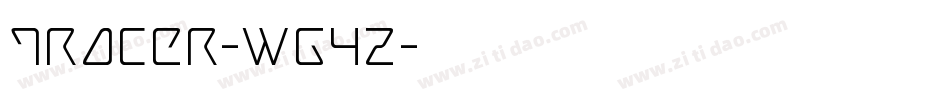 Tracer-Wg4z字体转换