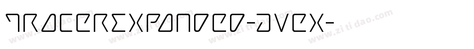TracerExpanded-AVex字体转换