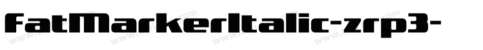 FatMarkerItalic-zrp3字体转换