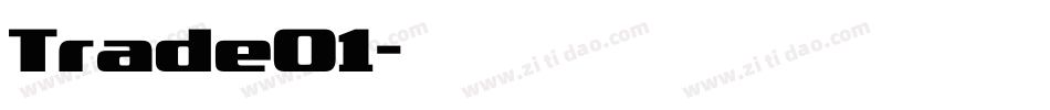 Trade01字体转换