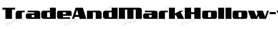 TradeAndMarkHollow-vmAYD字体转换