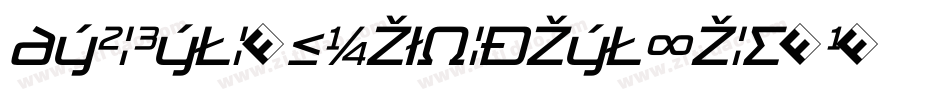District-BoldItalicAltExp字体转换