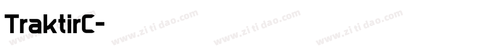 TraktirC字体转换