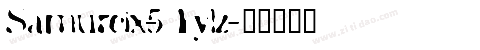 Samureix-51ylz字体转换