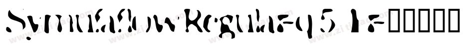 SymufaflowRegular-q51r字体转换