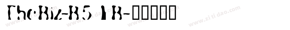 TheBiz-B51B字体转换