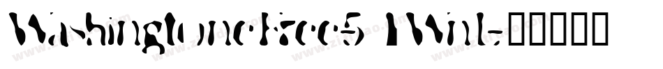 WashingtoneFree-51WnL字体转换
