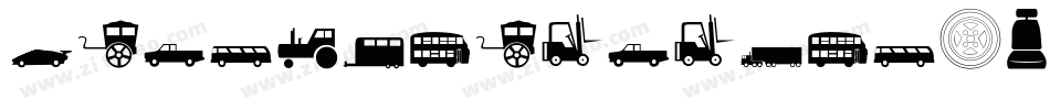 Transportation-Dings字体转换