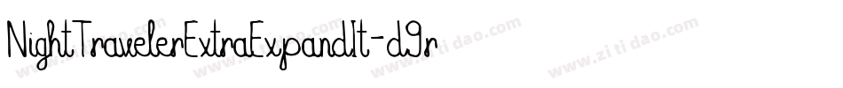 NightTravelerExtraExpandIt-d9rpl字体转换 NightTravelerExtraExpandIt-d9rpl字体转换