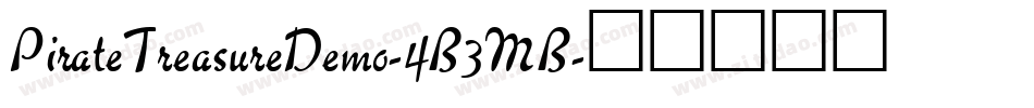 PirateTreasureDemo-4B3MB字体转换