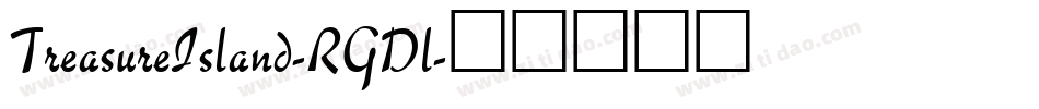 TreasureIsland-RGDl字体转换