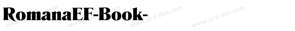 RomanaEF-Book字体转换