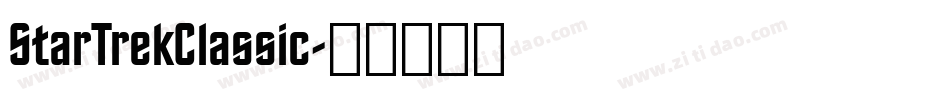 StarTrekClassic字体转换