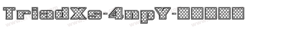 TriadXs-4npY字体转换