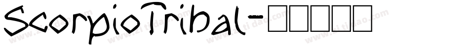 ScorpioTribal字体转换
