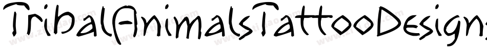 TribalAnimalsTattooDesigns-qyJ6字体转换
