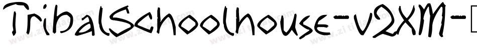 TribalSchoolhouse-v2XM字体转换