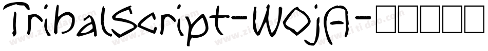 TribalScript-WOjA字体转换