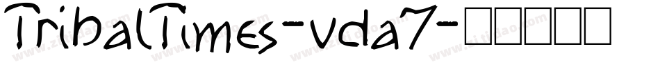 TribalTimes-vda7字体转换