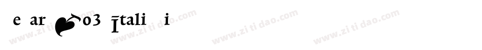 RenardNo3-ItalicPi字体转换