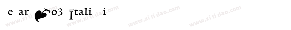 RenardNo3-ItalicPi字体转换